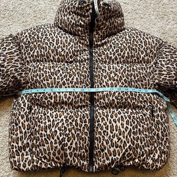 Cordova Ski Meribel Down Puffer Jacket Leopard Cheetah Print size M Worn Once - Picture 3 of 7